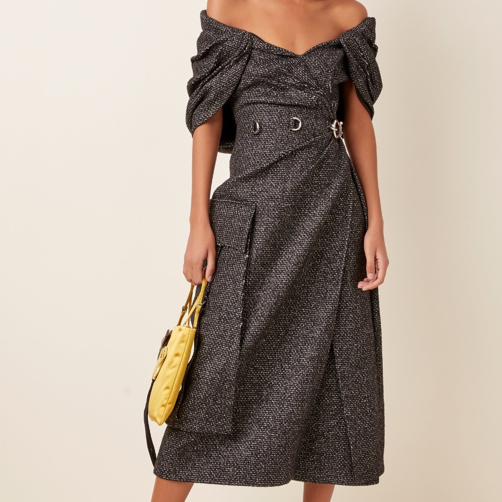 Prada tweed dress Fall 2019
